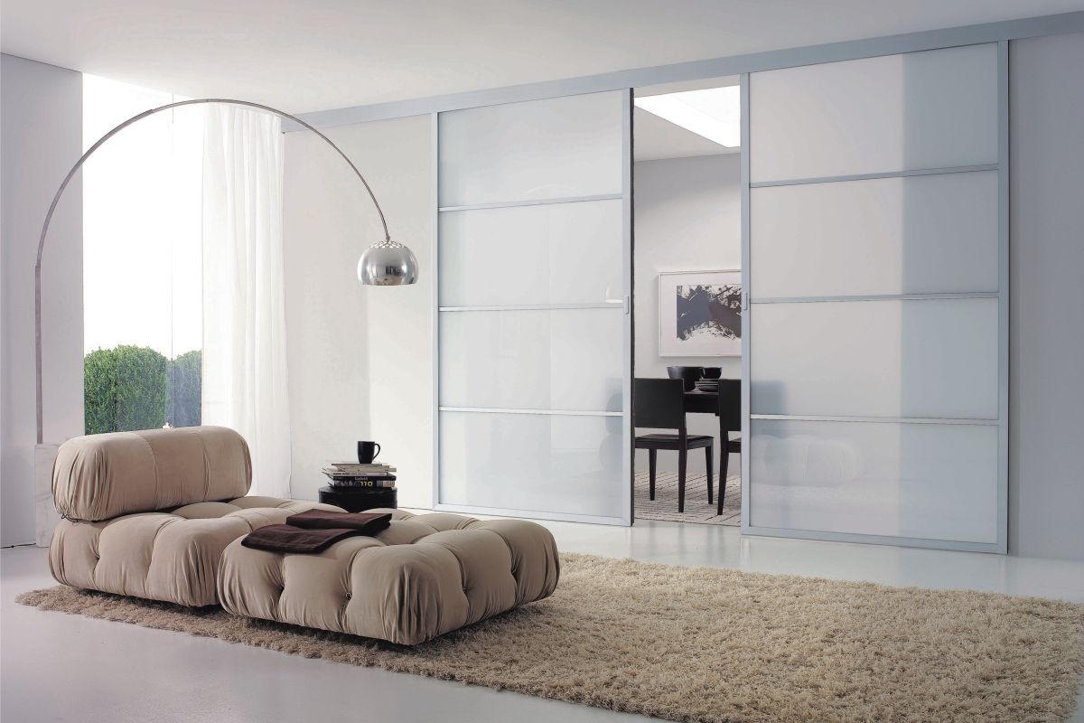 Küche in Blauton Marmorhintergrund